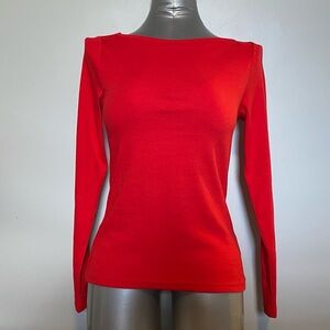 NWT Old Navy red long-sleeve shirt, medium